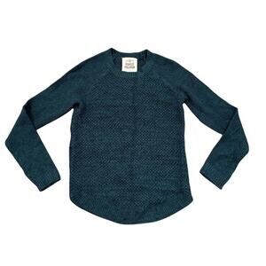 SO Perfect Pullover Sweater Blue Comfort Long Sleeve Top Women's Small‎